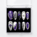 Colorado Rockies Handmade Press On Nails | Reusable 3D Nail Set