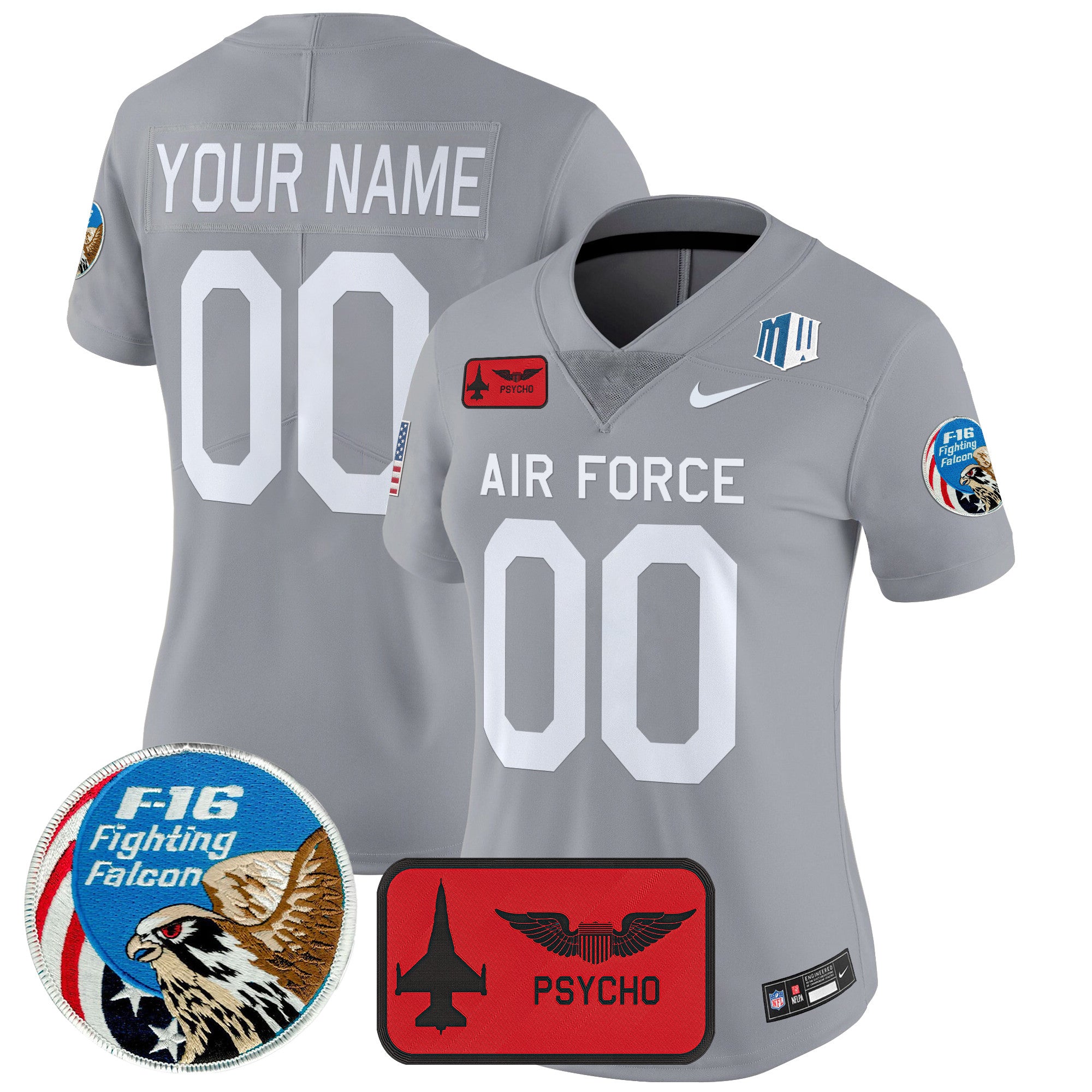 Air Force Falcons 2025 'Air Power Legacy Series' Vapor Limited Custom Jersey - All Stitched