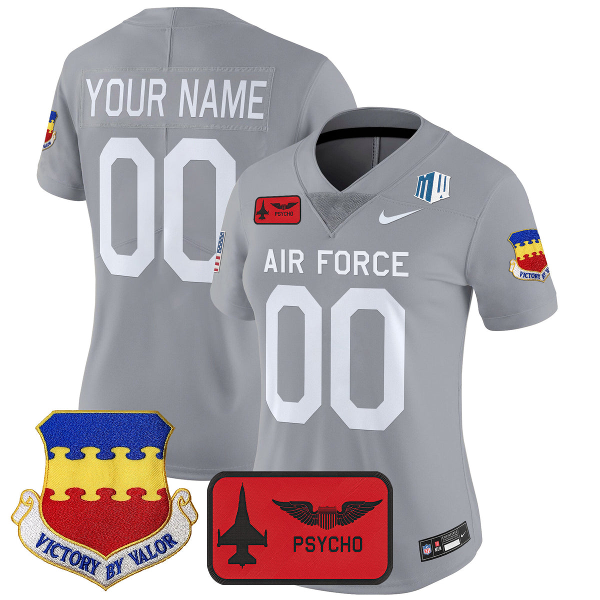 Air Force Falcons 2025 'Air Power Legacy Series' Vapor Limited Custom Jersey - All Stitched