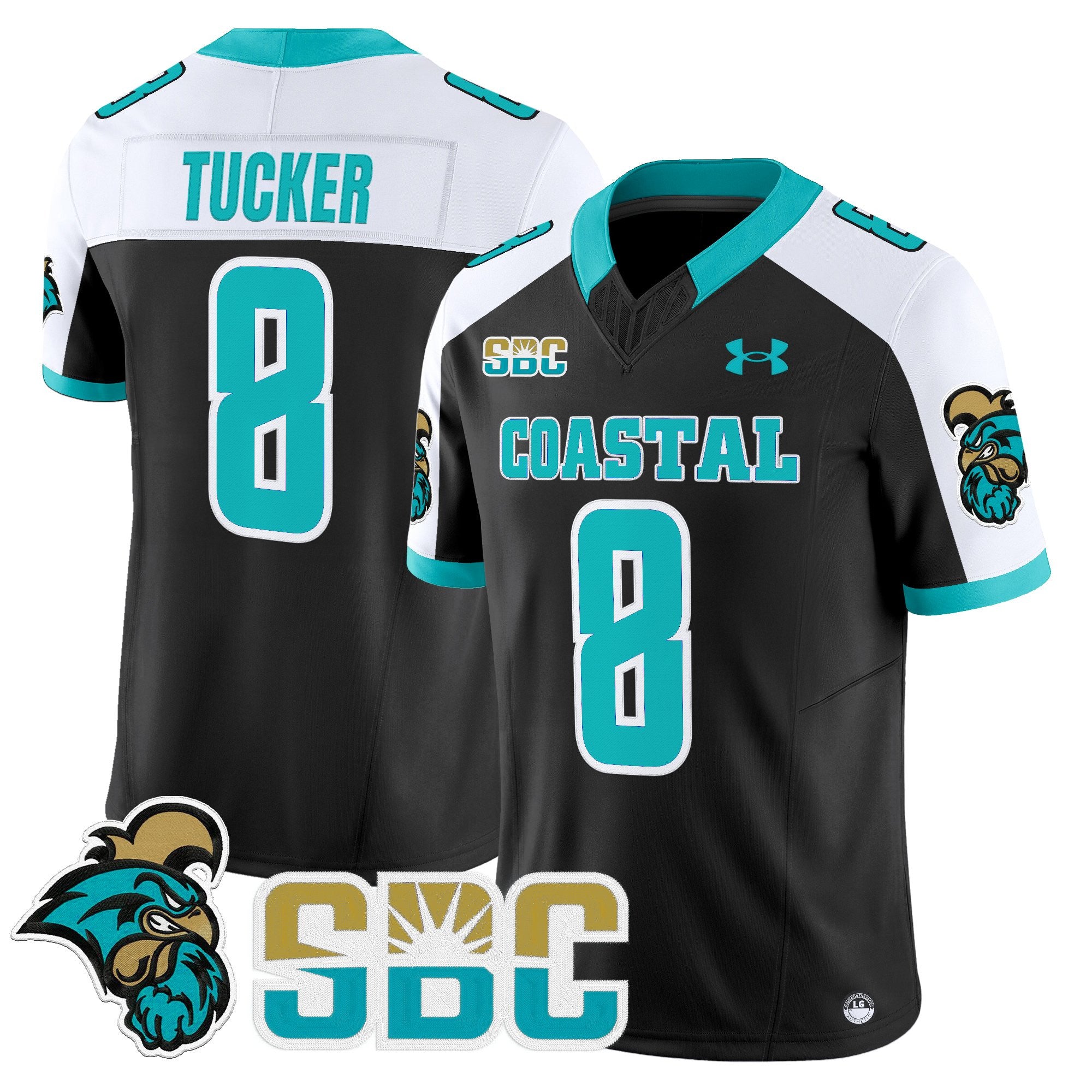 Men's Coastal Carolina Chanticleers 2025 Vapor Limited Jersey - All Stitched