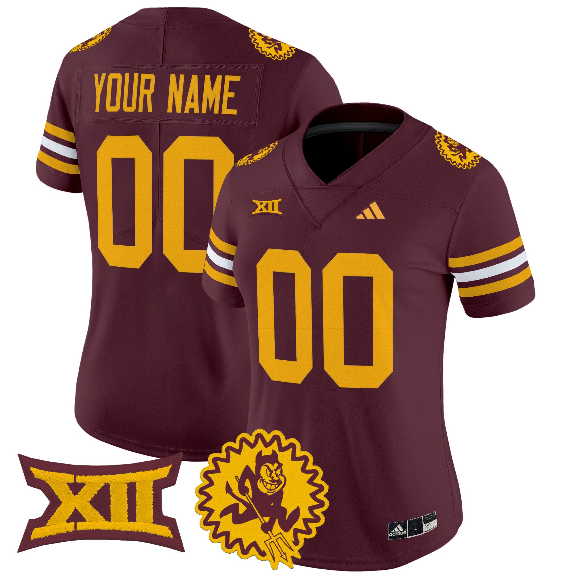Arizona State Sun Devils 1975 Throwback Vapor Limited Custom Jersey - All Stitched