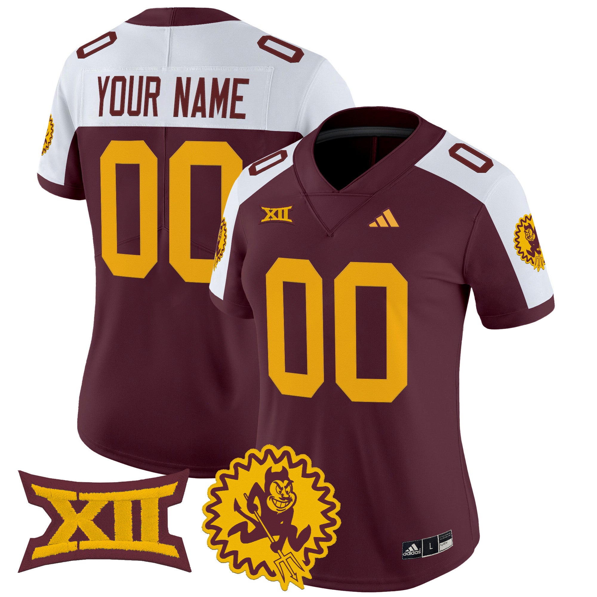 Arizona State Sun Devils 1975 Throwback Vapor Limited Custom Jersey - All Stitched