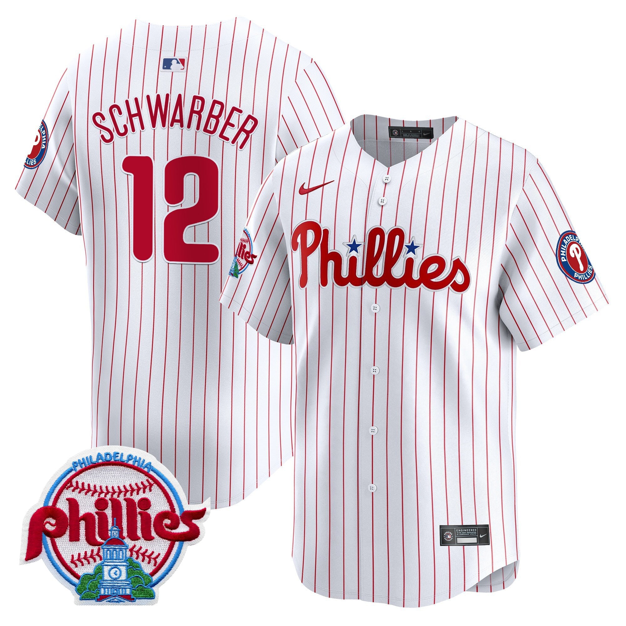 Men's Philadelphia Phillies 2025 Vapor Premier Limited Jersey - All Stitched