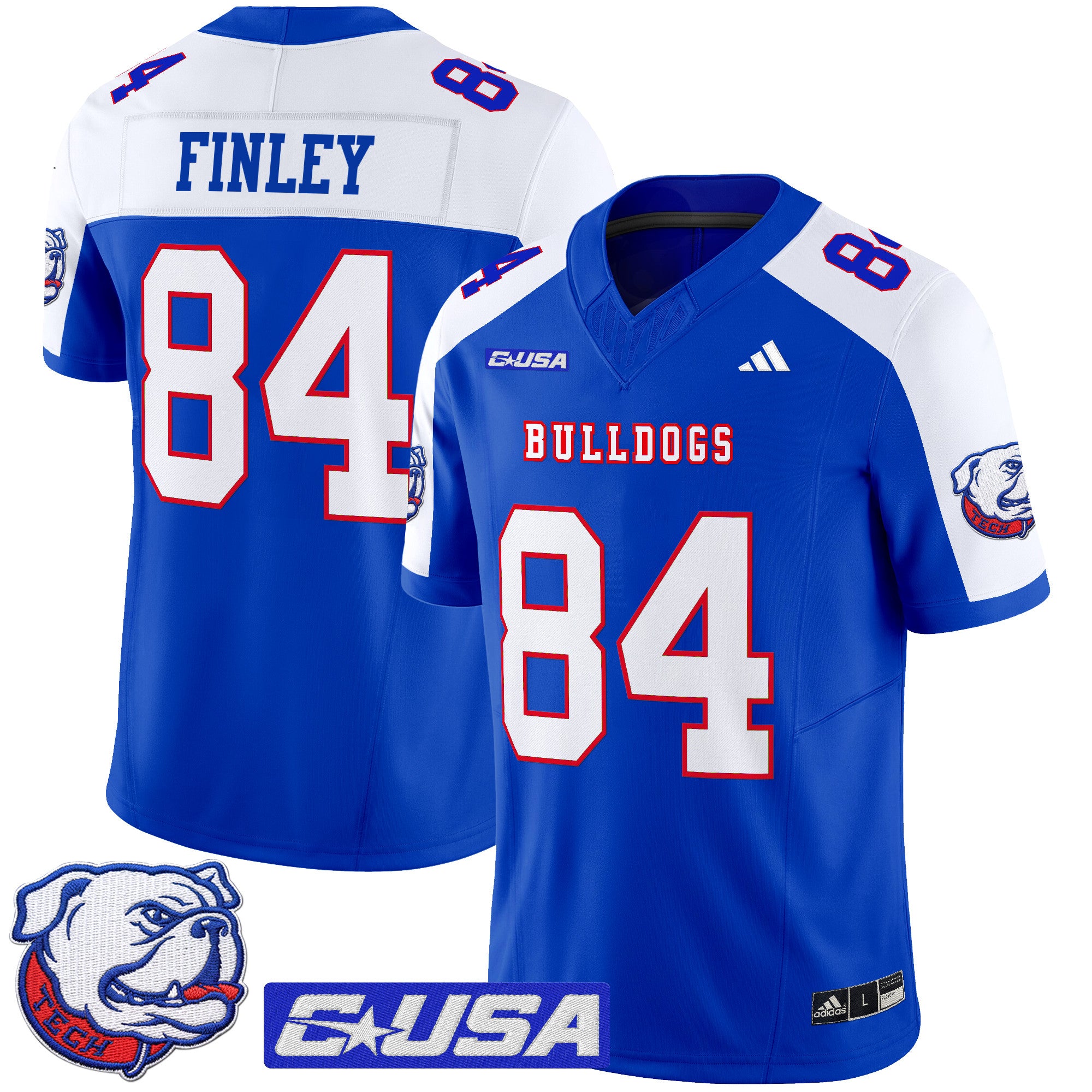 Men's Louisiana Tech Bulldogs 2025 Vapor Limited Jersey - All Stitched
