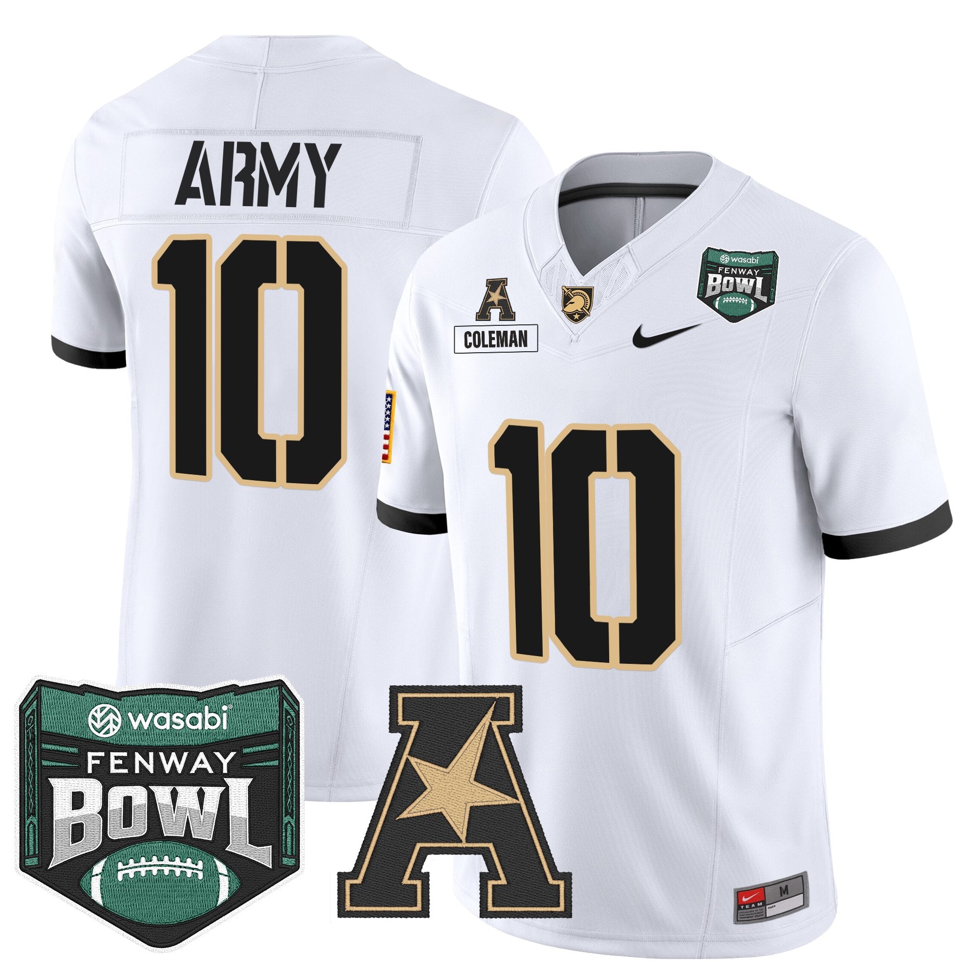 Men's Army Black Knights 2025 Fenway Bowl Vapor Limited Jersey - All Stitched
