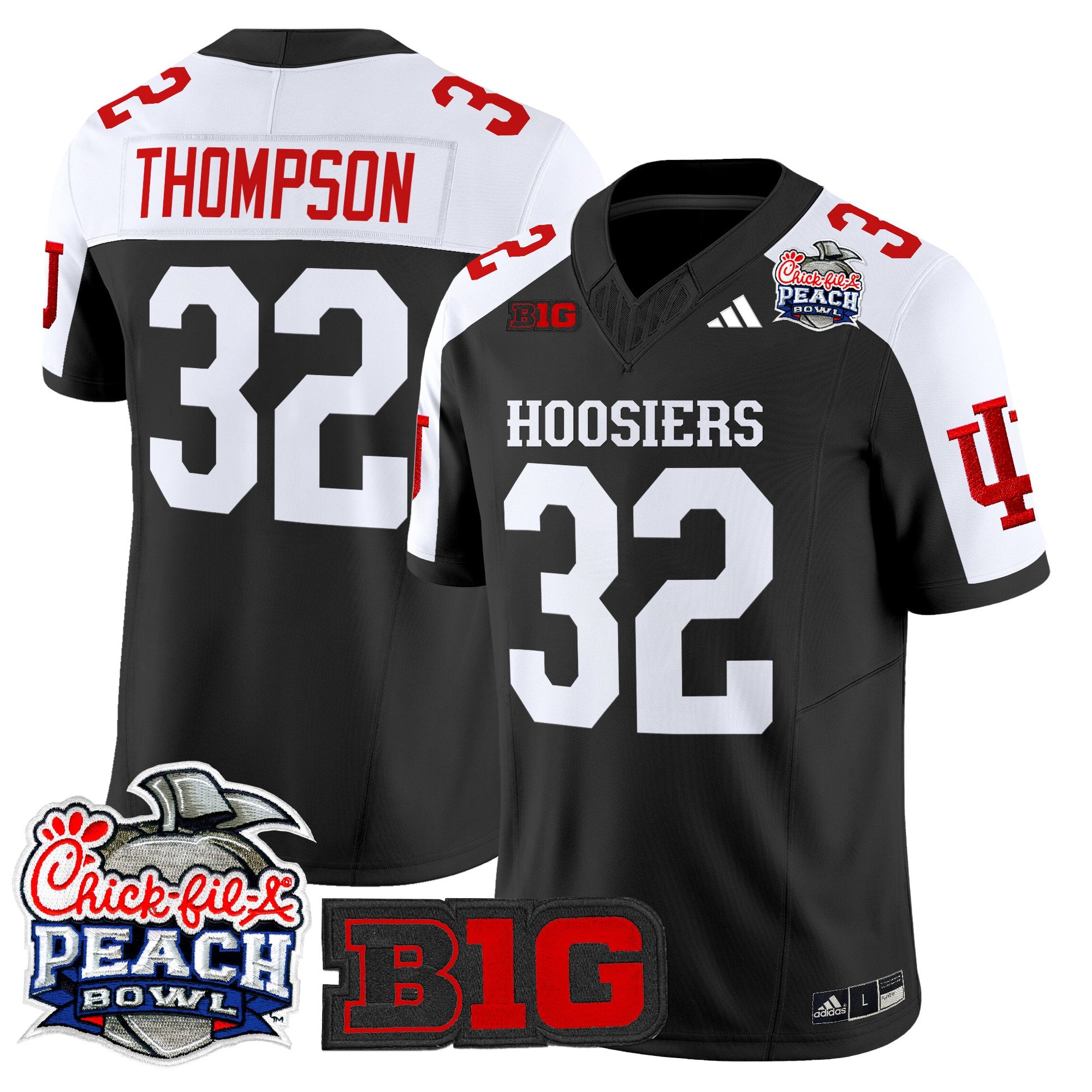 Men's Indiana Hoosiers 2026 Peach Bowl Vapor Limited Jersey - All Stitched