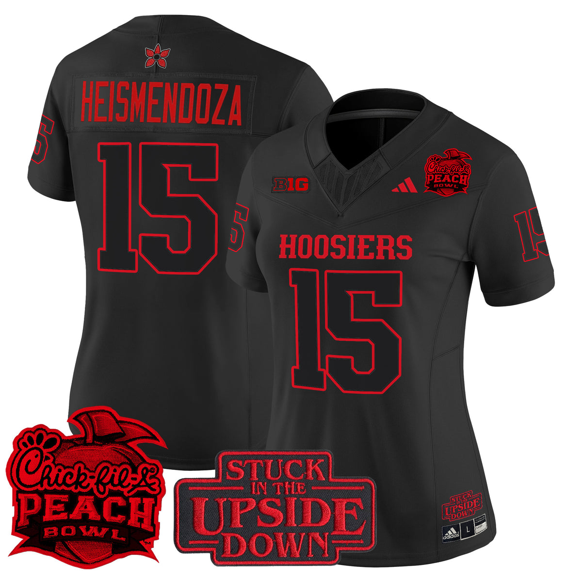 #15 Heismendoza Indiana Hoosiers 2026 Peach Bowl Vapor Limited Jersey - All Stitched