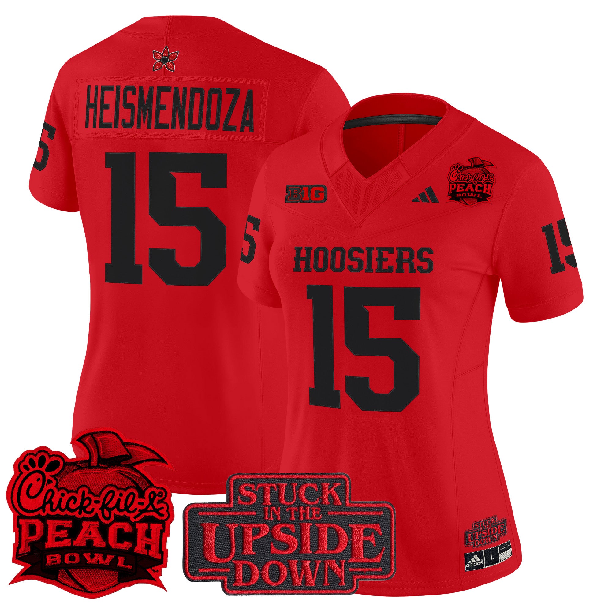 #15 Heismendoza Indiana Hoosiers 2026 Peach Bowl Vapor Limited Jersey - All Stitched