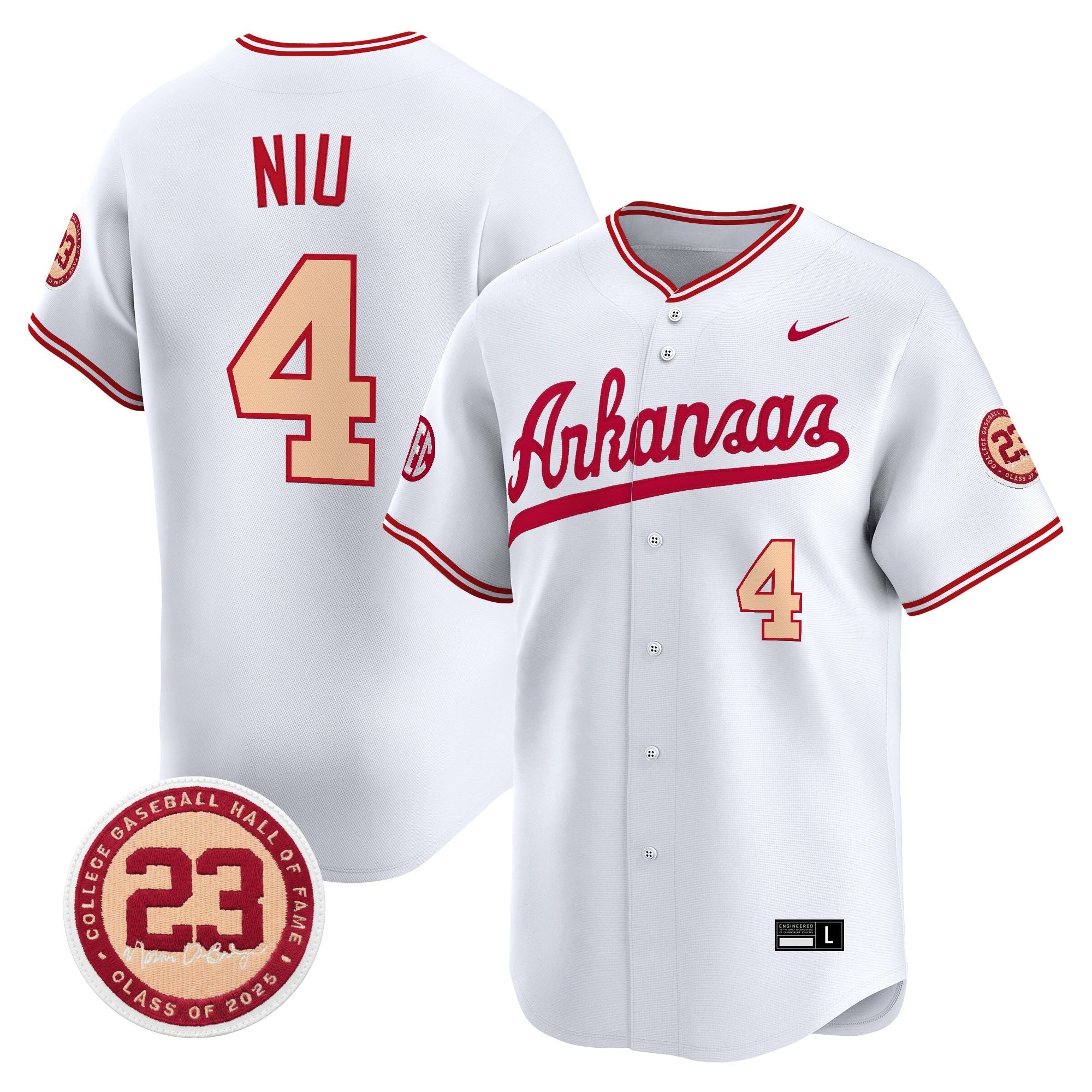 Arkansas Razorbacks "Norm DeBriyn Night Edition" Vapor Premier Limited Jersey - All Stitched
