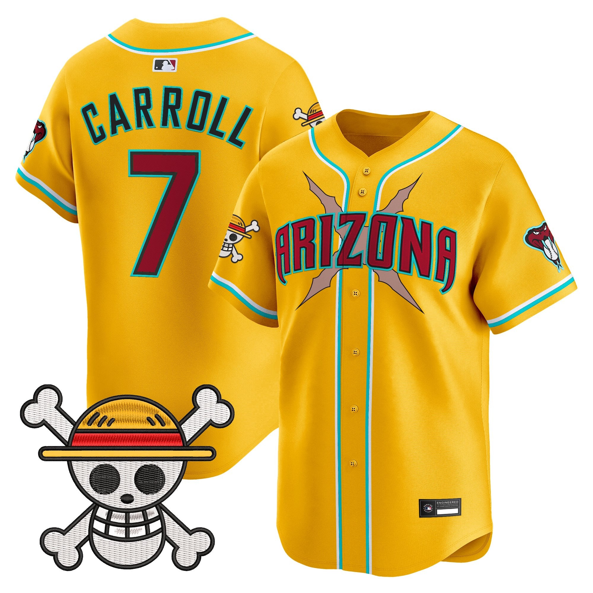 Men's Diamondbacks x One Piece Vapor Premier Limited Jersey - Stitched