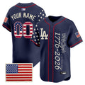 Los Angeles Dodgers "America 250 Edition" Vapor Premier Limited Custom Jersey V2 - Stitched